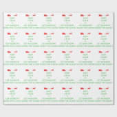 Papier Cadeau Keep Calm Let Rudolph Guide Sleigh (Plat)