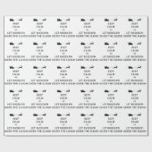 Papier Cadeau Keep Calm Let Rudolph Guide Sleigh (Plat)