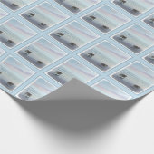 Papier Cadeau Keeshonds at the Seashore Peinture Dog Art (Coin)