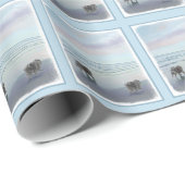 Papier Cadeau Keeshonds at the Seashore Peinture Dog Art (Coin rond)