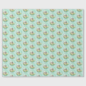 Papier Cadeau Keeshony in Tulips Peinture mignonne Original Chie (Plat)