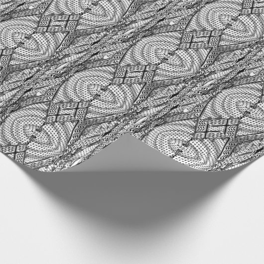 Papier Cadeau Keffiyeh Écharpe palestinienne tissu traditionnel (Coin)