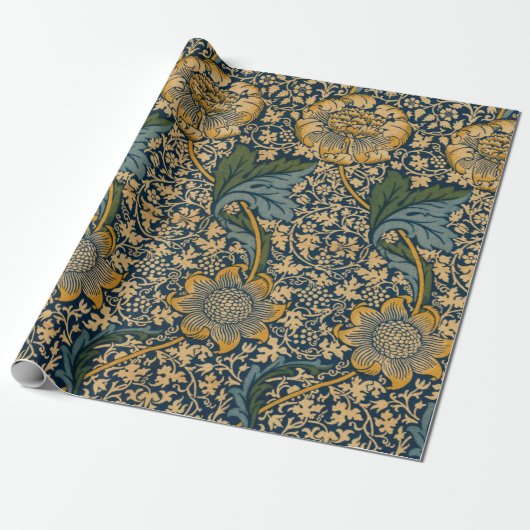 Papier Cadeau Kennet, 1920 par William Morris (Déroulé)