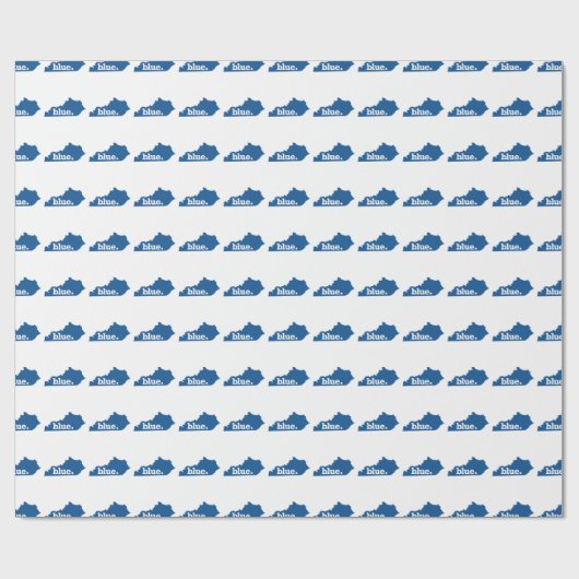 PAPIER CADEAU KENTUCKY BLUE STAT (Plat)