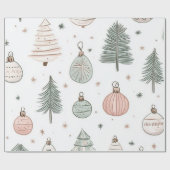 Papier Cadeau Kerst Kadopapier (Plat)