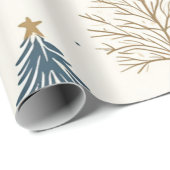 Papier Cadeau Kerst Kadopapier (Coin rond)