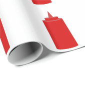 Papier Cadeau Ketchup (Coin rond)