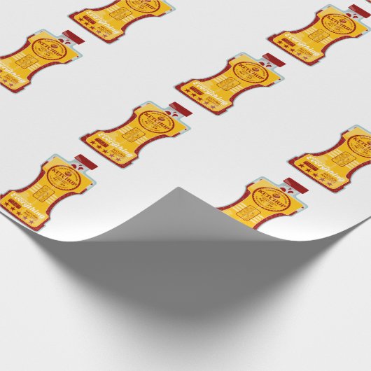 Papier Cadeau Ketchup tomate (Coin)