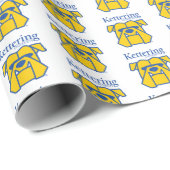Papier Cadeau Kettering University Bulldogs (Coin rond)