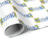 Papier Cadeau Kettering University Bulldogs (Coin rond)