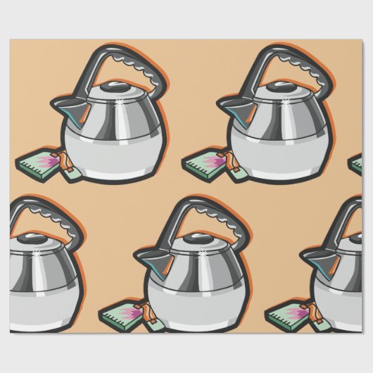 Papier Cadeau Kettle (Plat)