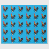 Papier Cadeau Key West - Rooster tzigane (Plat)