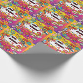 Papier Cadeau Kid Superhero fantastique comique Anniversaire (Coin)