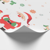 Papier Cadeau Kids Elf Christmas Wrapping Paper (Coin)