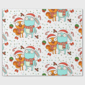 Papier Cadeau Kiff and Barry Holiday (Plat)