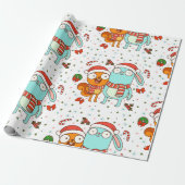 Papier Cadeau Kiff and Barry Holiday (Déroulé)