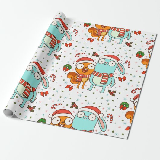 Papier Cadeau Kiff and Barry Holiday (Déroulé)