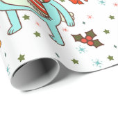 Papier Cadeau Kiff and Barry Holiday (Coin rond)