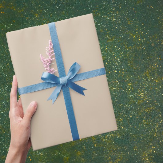 Papier Cadeau Kilim Beige Solide Couleur