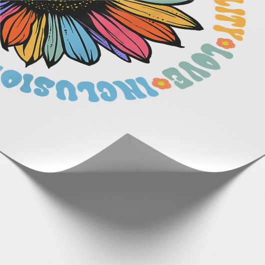 Papier Cadeau Kindness Peace Equality Love Hope Diversity Human (Coin)