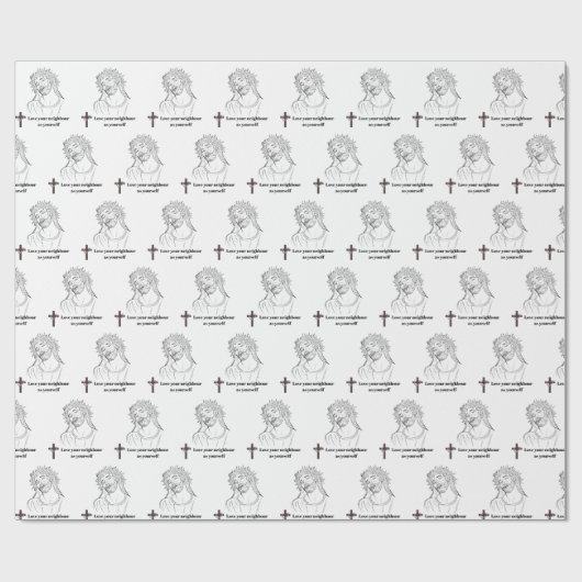 Papier Cadeau kindness to neighbour (Plat)