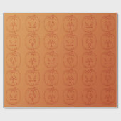 Papier Cadeau Kine de Halloween (Plat)