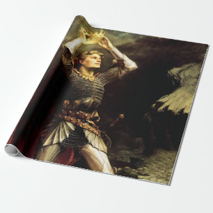 Papier Cadeau King Arthur par Charles Ernest Butler