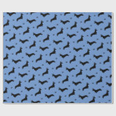 Papier Cadeau King Short Hair Dachshund - motif 1 (Plat)
