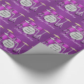 Papier Cadeau Kit de batterie Anniversaire (Coin)