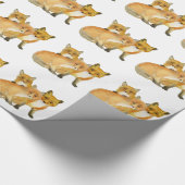 Papier Cadeau Kits Fox (Coin)