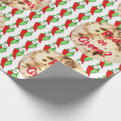Papier Cadeau Kitsch Faliz Navidad Tortilla Chili Votre Texte (Coin)