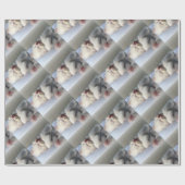 Papier Cadeau Kitten endormi (Plat)