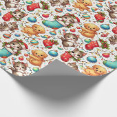 Papier Cadeau Kittens and Puppies for Christmas (Coin)