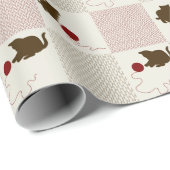 Papier Cadeau Kittens Arrière - plans (Coin rond)