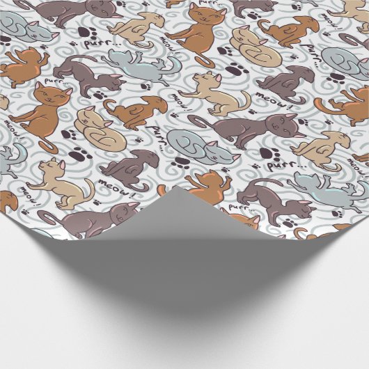 Papier Cadeau Kitty (Coin)