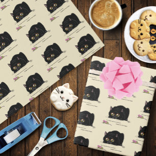 Papier Cadeau Kitty Butt-Wiggle