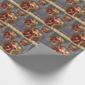 Papier Cadeau Kitty Chat Noël (Coin)