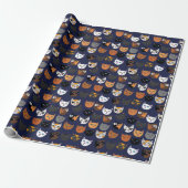 Papier Cadeau Kitty Chats partout motif (Déroulé)