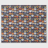 Papier Cadeau Kitty Chats Quotidien Caturday (Plat)