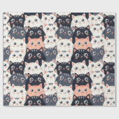 Papier Cadeau Kitty Kat Kaleidoscope (Plat)