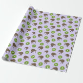 Papier Cadeau Kiwi (Déroulé)