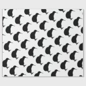 Papier Cadeau Kiwi Silhouette (Plat)