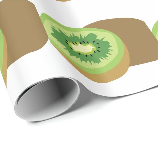 Papier Cadeau Kiwis ! (Coin rond)