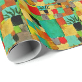 Papier Cadeau Klee - Jardins Tunisiens du Sud (Coin rond)