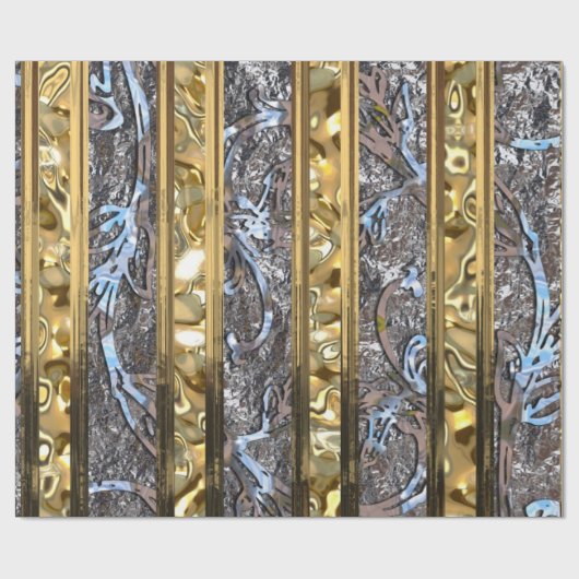 Papier Cadeau Klynone élégant barré (Plat)