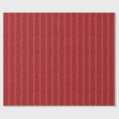 Papier Cadeau Knit rouge de câble (Plat)