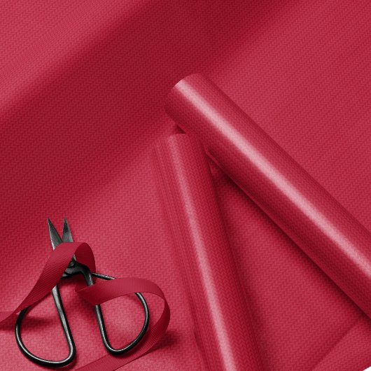 Papier Cadeau Knitted pattern simple red Christmas holiday