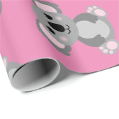 Papier Cadeau Koala Bear Cute Kid Anniversaire (Coin rond)