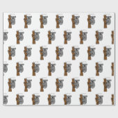 Papier Cadeau Koala Bear Escalade Tree Thunder_Cove (Plat)