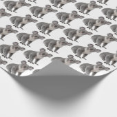 Papier Cadeau Koala Bears sur blanc (Coin)